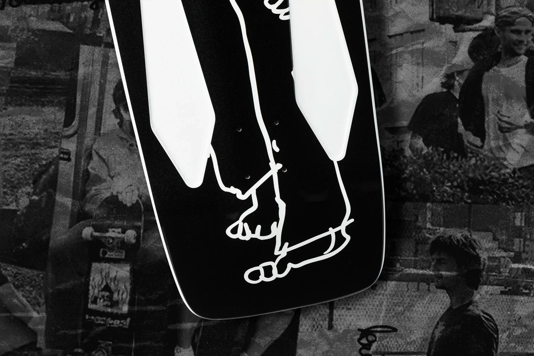 2025 Skateshop Day Deck - Krooked Mark Gonzales Hate Beamer 10.75" x 34" - Image 4