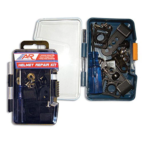 A&R Sports Hockey Helmet Repair 19pc Kit - Screws, Buckles, Clips, Screwdriver - Image 2