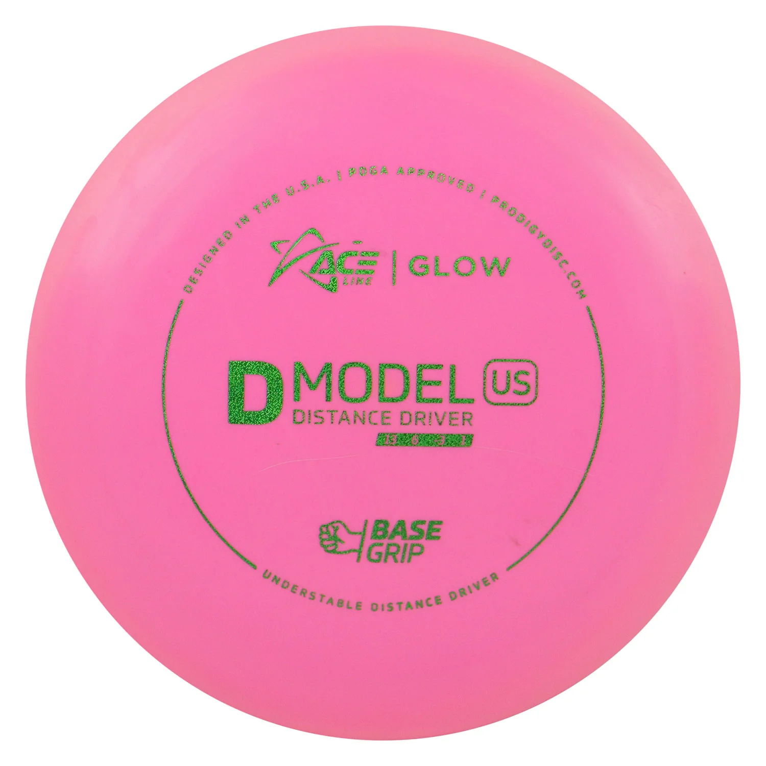 Ace Line Disc Golf BaseGrip Glow D Model US Distance Driver 13/6/-3/1 - Choose Exact Disc - Image 3