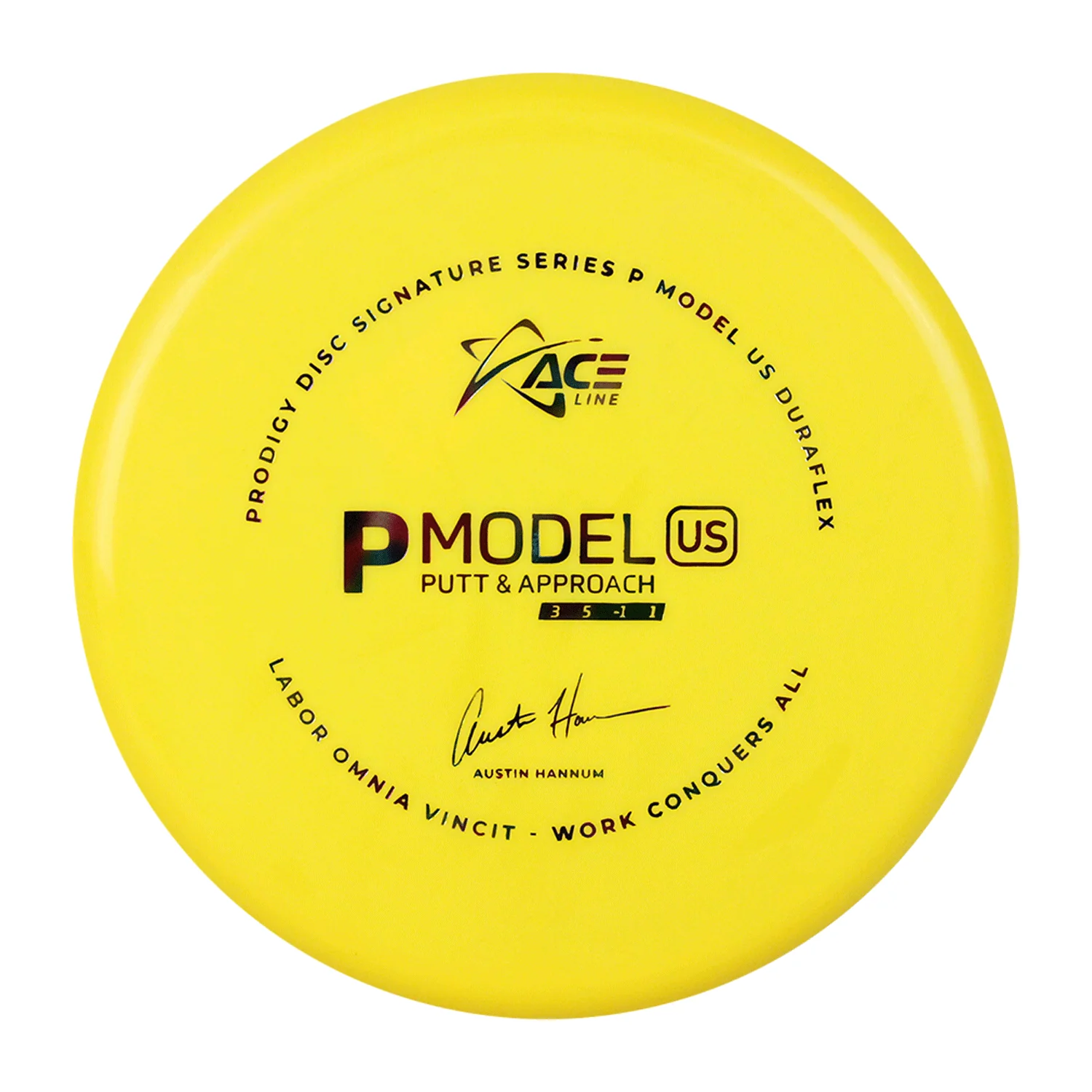 Ace Line Disc Golf P Model US Autin Hanum 2022 Signature Putter 3/5/-1/1 - Choose Exact Disc - Image 3