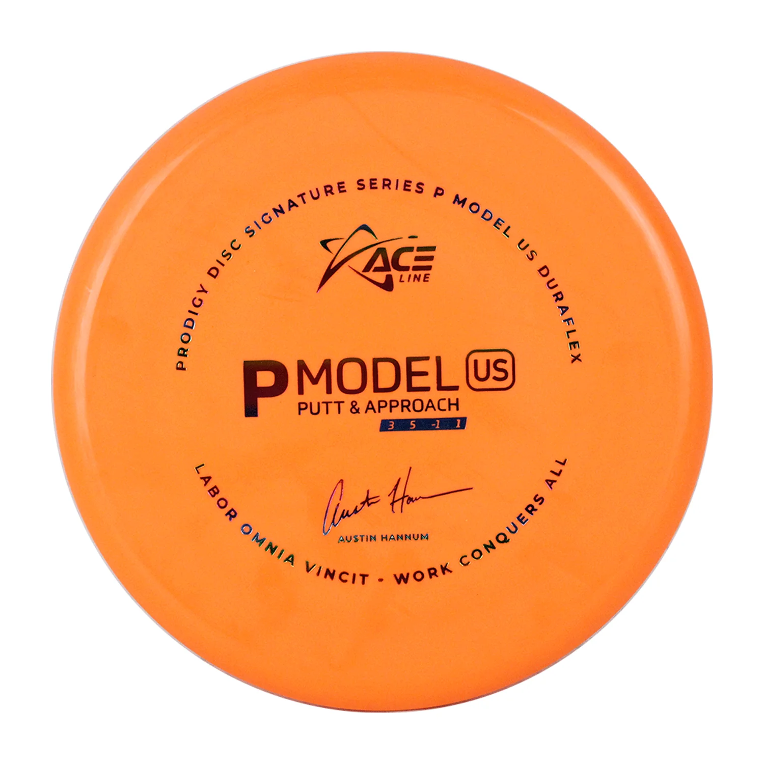 Ace Line Disc Golf P Model US Autin Hanum 2022 Signature Putter 3/5/-1/1 - Choose Exact Disc - Image 4
