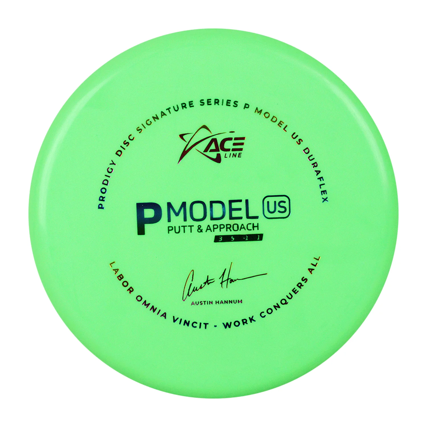 Ace Line Disc Golf P Model US Autin Hanum 2022 Signature Putter 3/5/-1/1 - Choose Exact Disc - Image 8