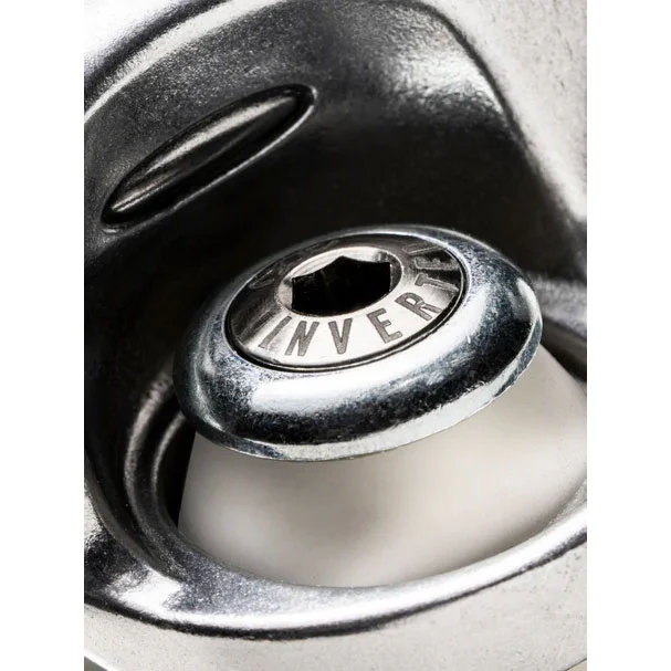Ace Skateboard Trucks AF1 Inverted Hollow Polished Pair 80 (10") - Image 4