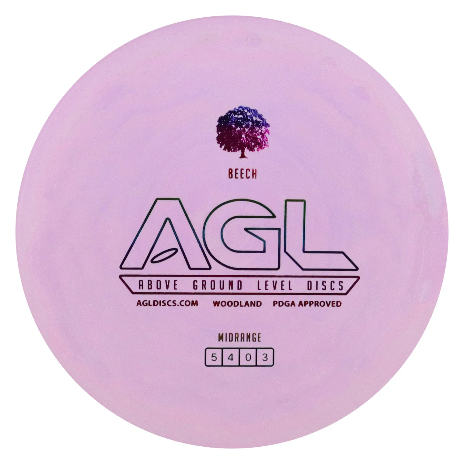 AGL Disc Golf Woodland Beech Midrange Disc 5/2/0/3 - Choose Exact - Image 3