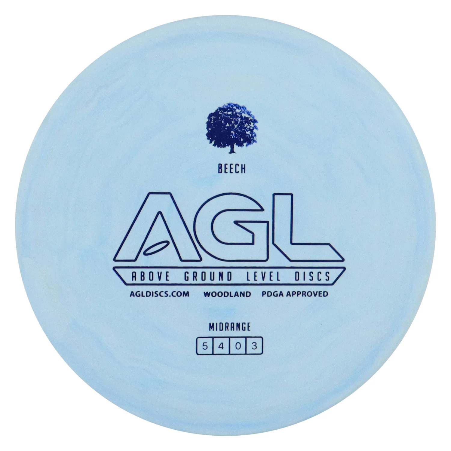 AGL Disc Golf Woodland Beech Midrange Disc 5/2/0/3 - Choose Exact - Image 4