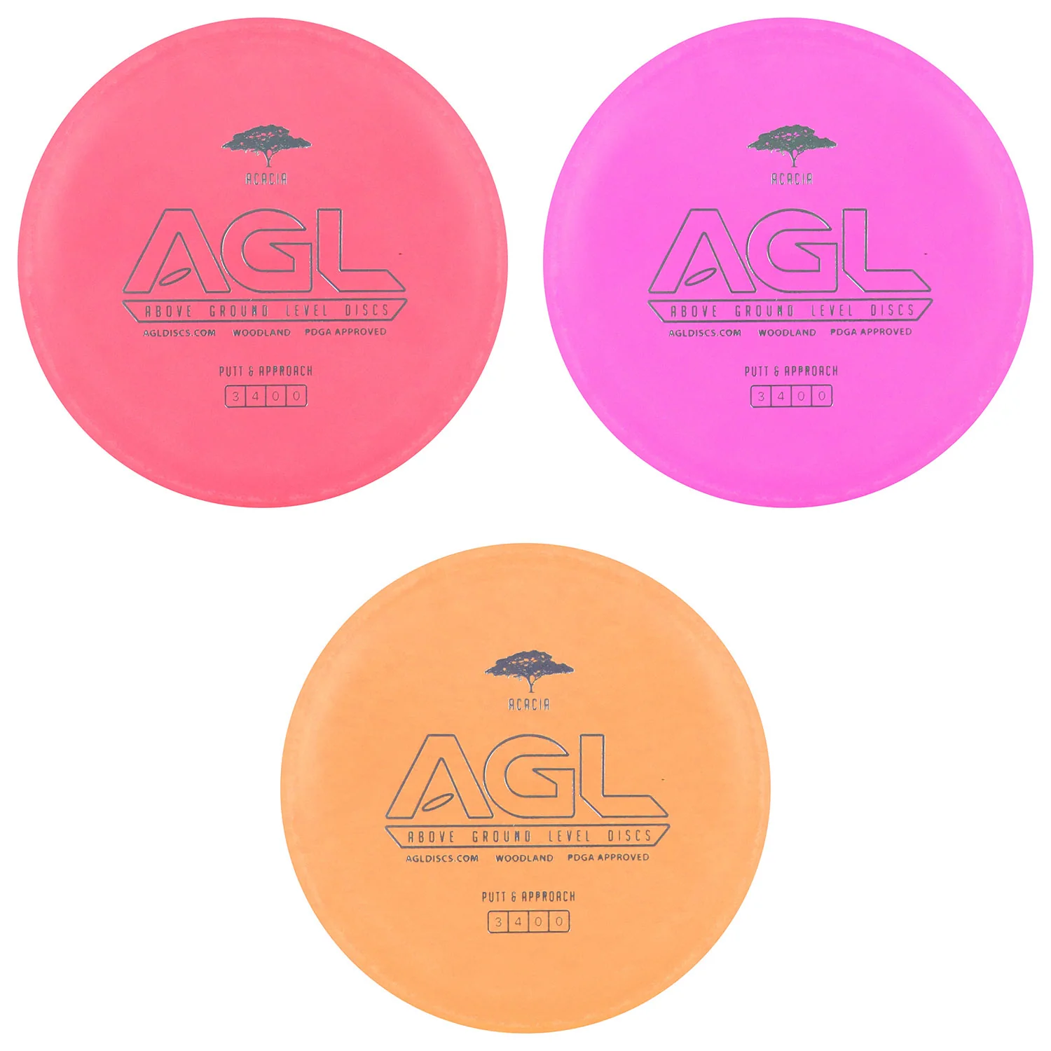 AGL Disc Golf Woodland Firm Acacia Putter 3/4/0/1 - Choose Exact