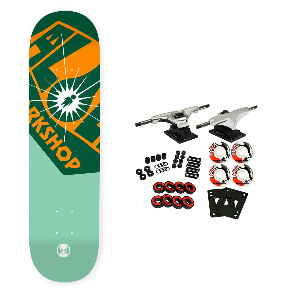 Alien Workshop Skateboard Complete Dot OG Logo 7.75" x 31.5"