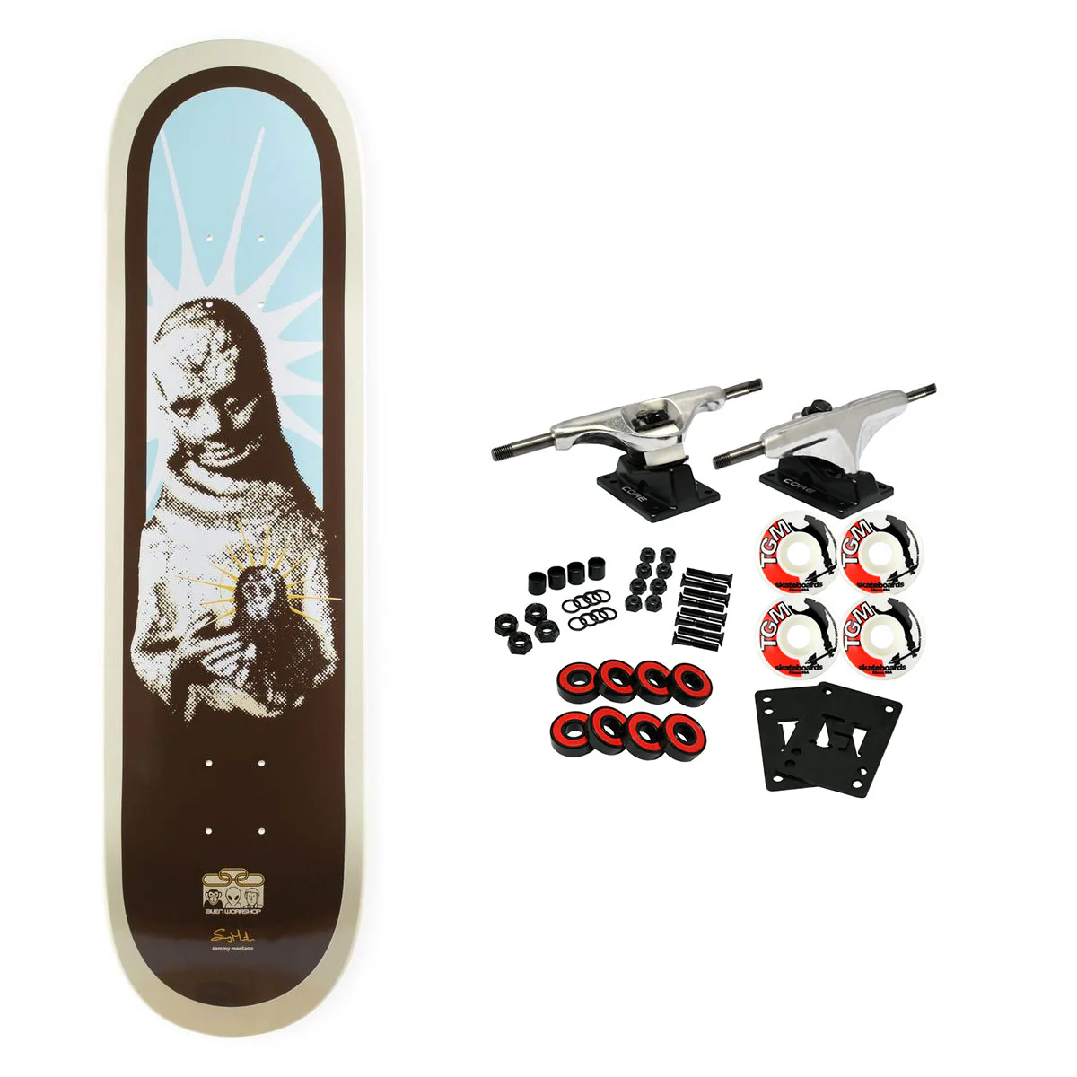 Alien Workshop Skateboard Complete Montano Piety 8.75" x 32.25"