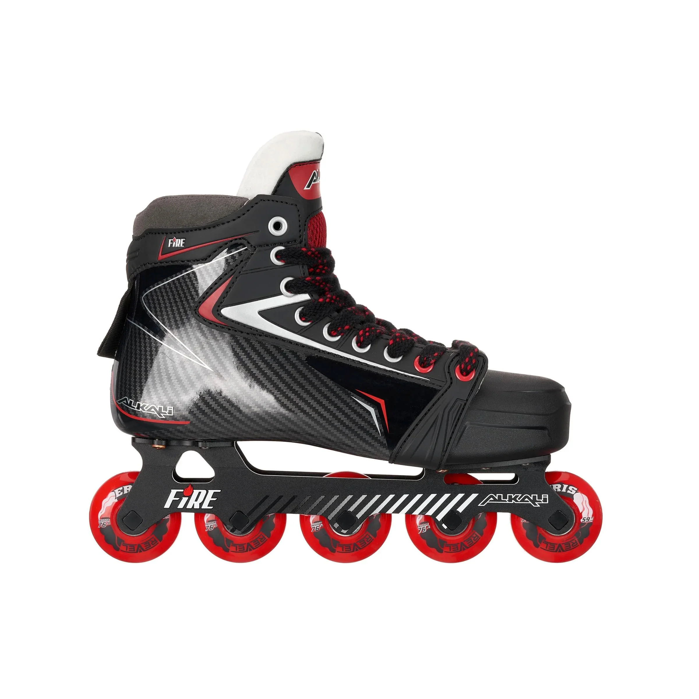 Alkali Goalie Skates Fire 1 Goal for Roller Hockey Size 10.5 SR