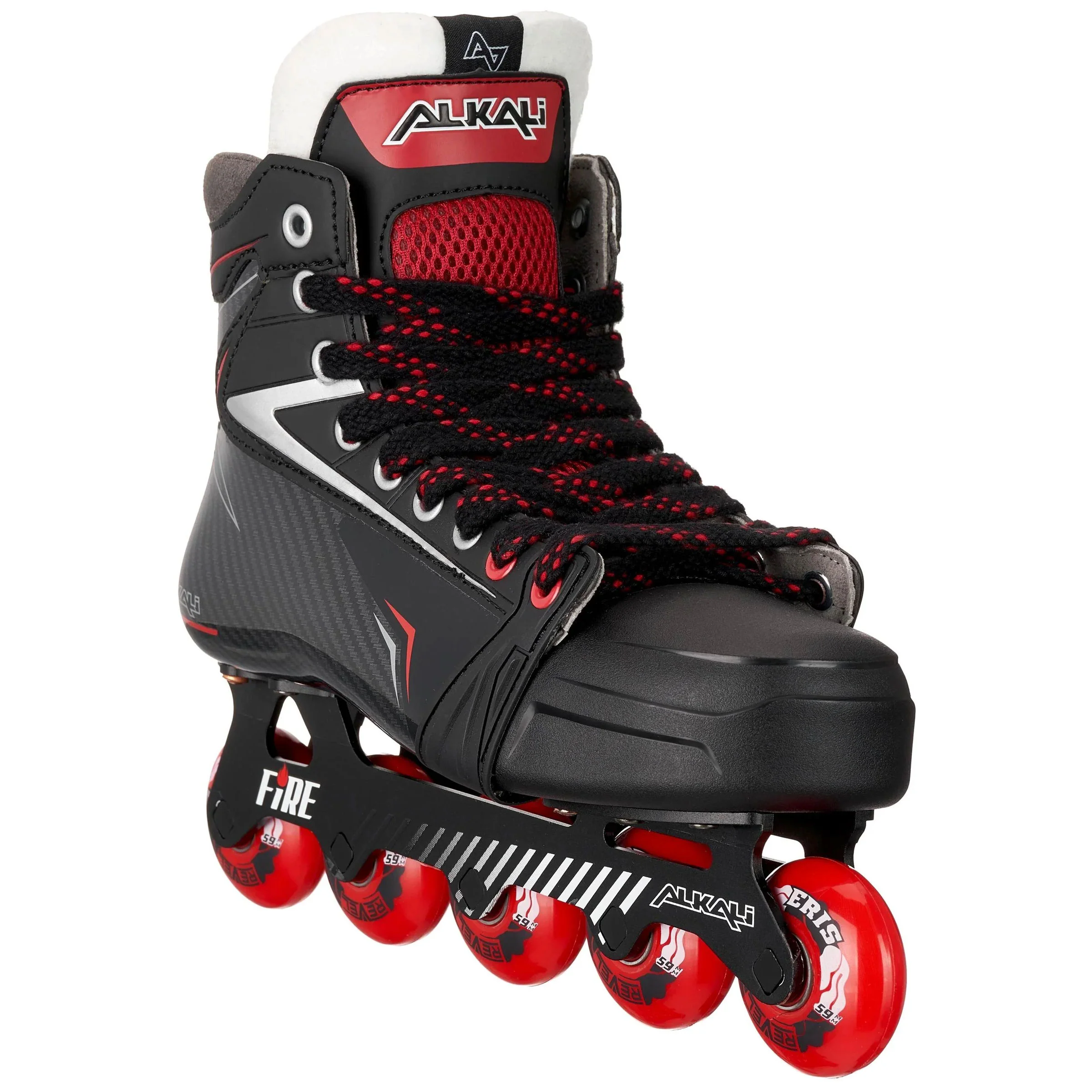Alkali Goalie Skates Fire 1 Goal for Roller Hockey Size 10.5 SR - Image 2