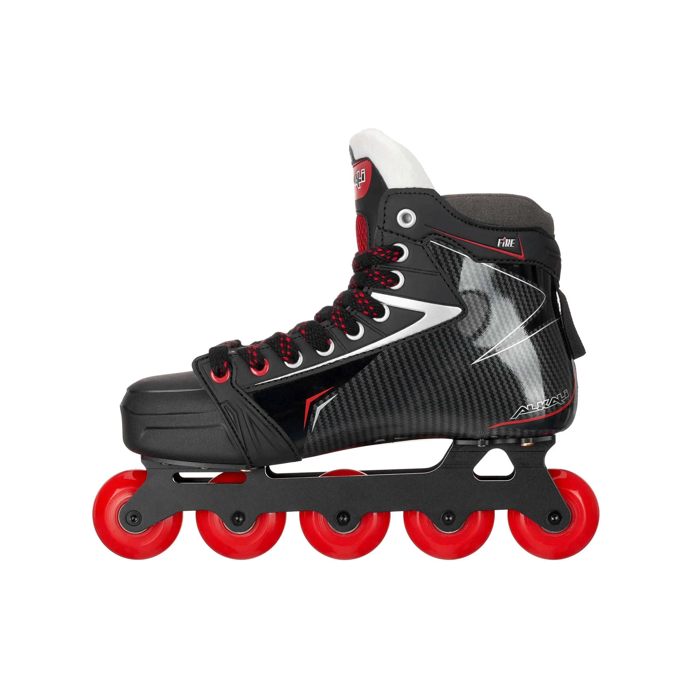 Alkali Goalie Skates Fire 1 Goal for Roller Hockey Size 9.5 SR - Image 3