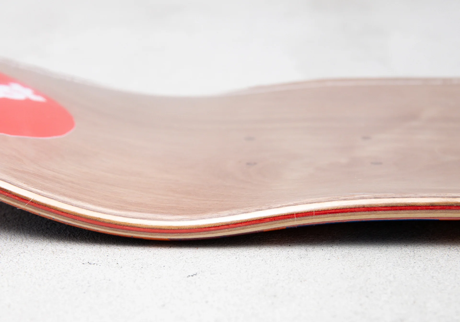 Almost Skateboard Deck Silk Screen Red 8.125" x 31.7" - Image 3