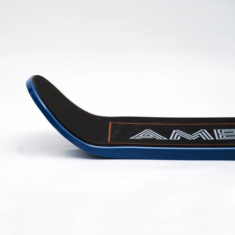 Ambition Snowskate Jib Navy Snow Skate Deck with Foam Grip Applied and Studded Grip Add On - Image 3