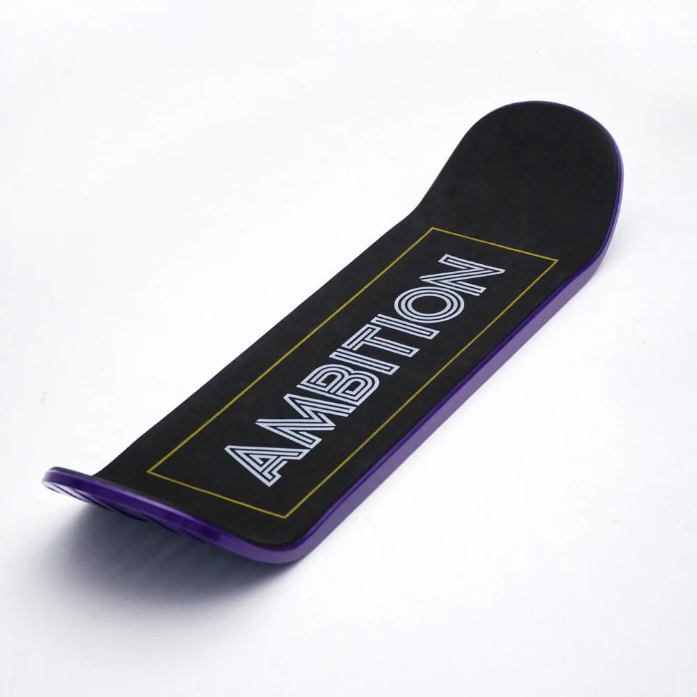 Ambition Snowskate Jib Purple 8.5" x 33" Plastic Snow Skate Deck - Image 5
