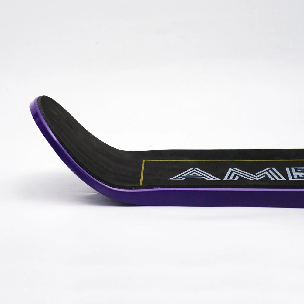Ambition Snowskate Jib Purple Snow Skate Deck with Foam Grip Applied and Studded Grip Add On - Image 3