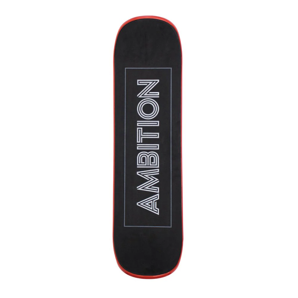 Ambition Snowskate Jib Red 8.5" x 33" Plastic Snow Skate Deck