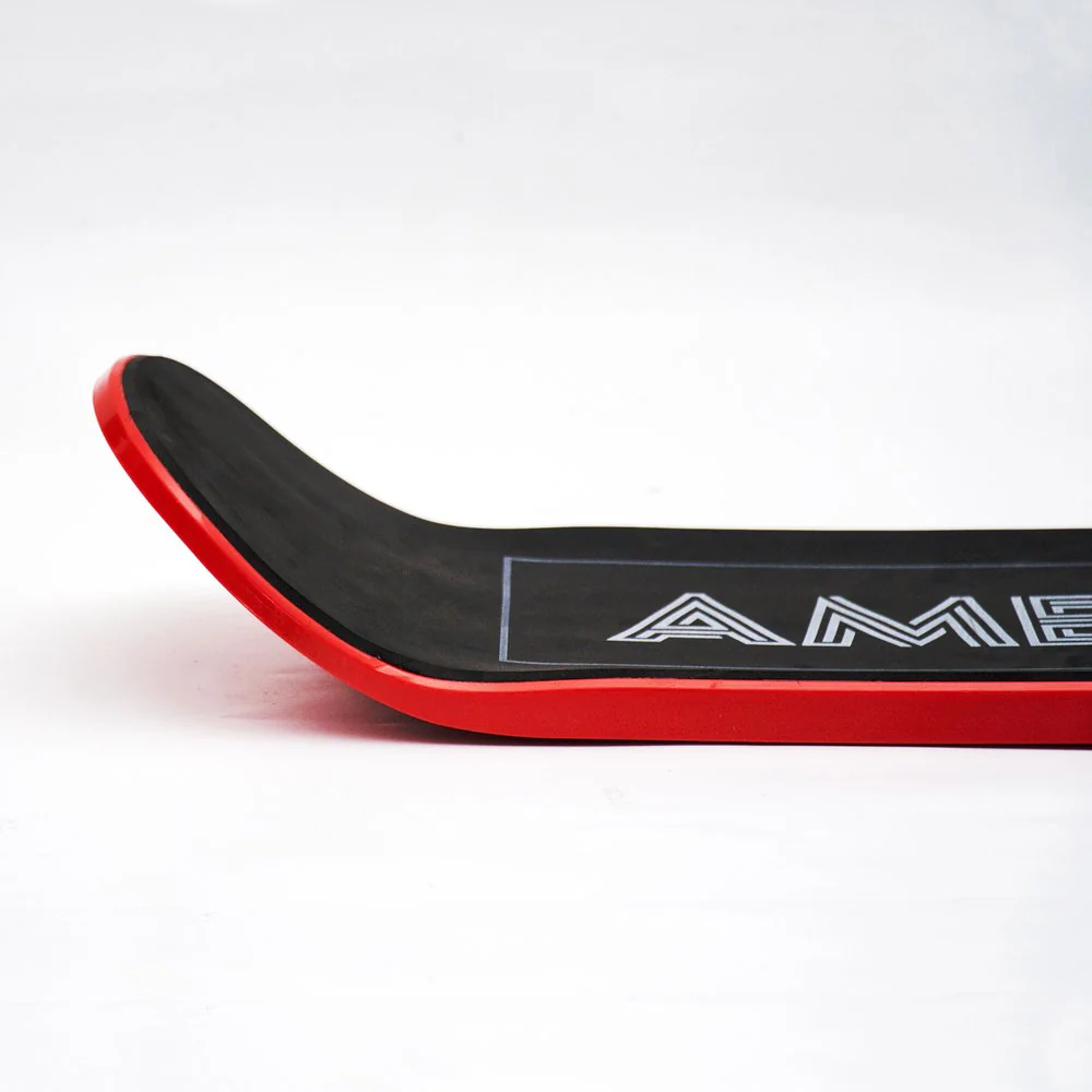 Ambition Snowskate Jib Red 8.5" x 33" Plastic Snow Skate Deck - Image 3