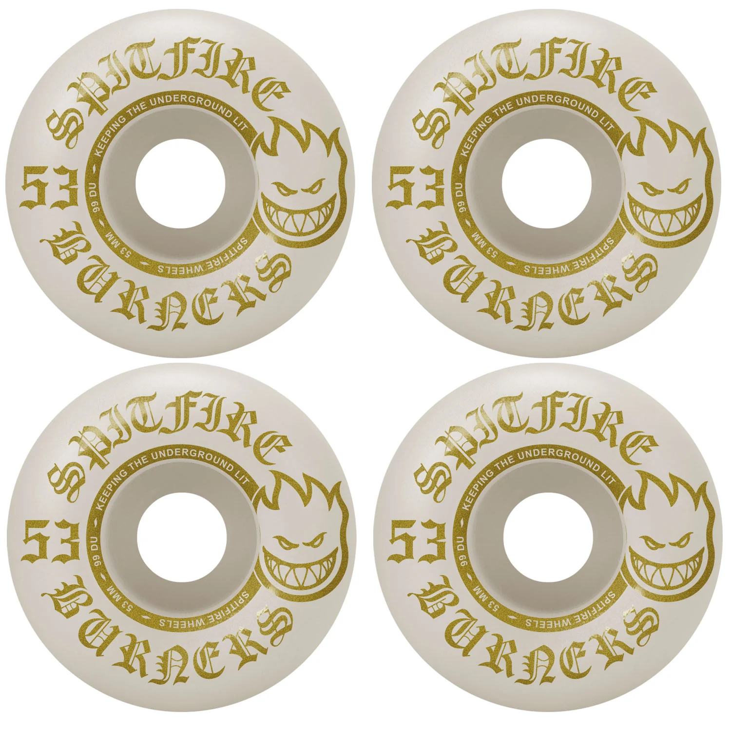 Anti Hero Skateboard Cream 8.62" Independent Spitfire Premium Kit - Image 3