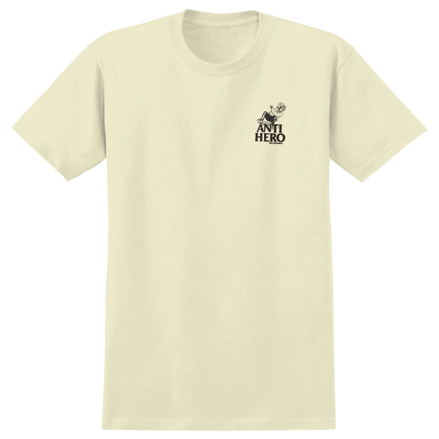 Anti Hero Skateboards Shirt Hewitt Lance Mountain Cream/Black - Image 2