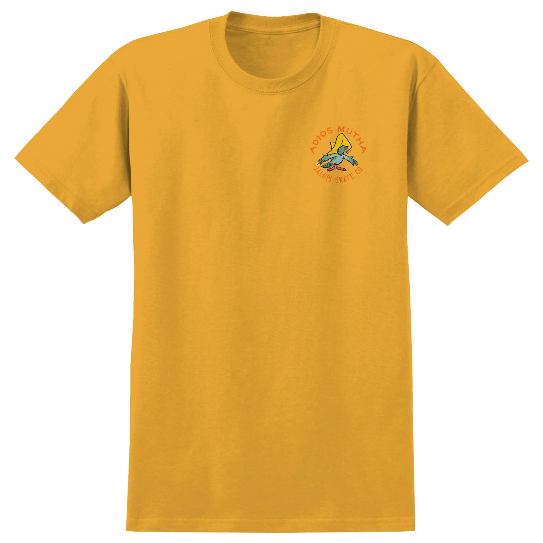 Anti Hero Skateboards Shirt Jalopi Adios Mutha Heather Mustard - Image 2