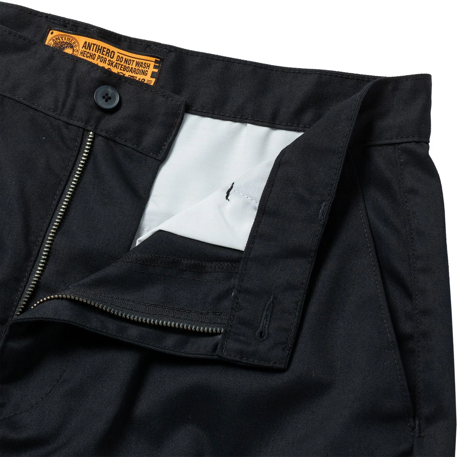 Anti Hero Skateboards Shorts Hecho Por Skate Black Black - Image 4