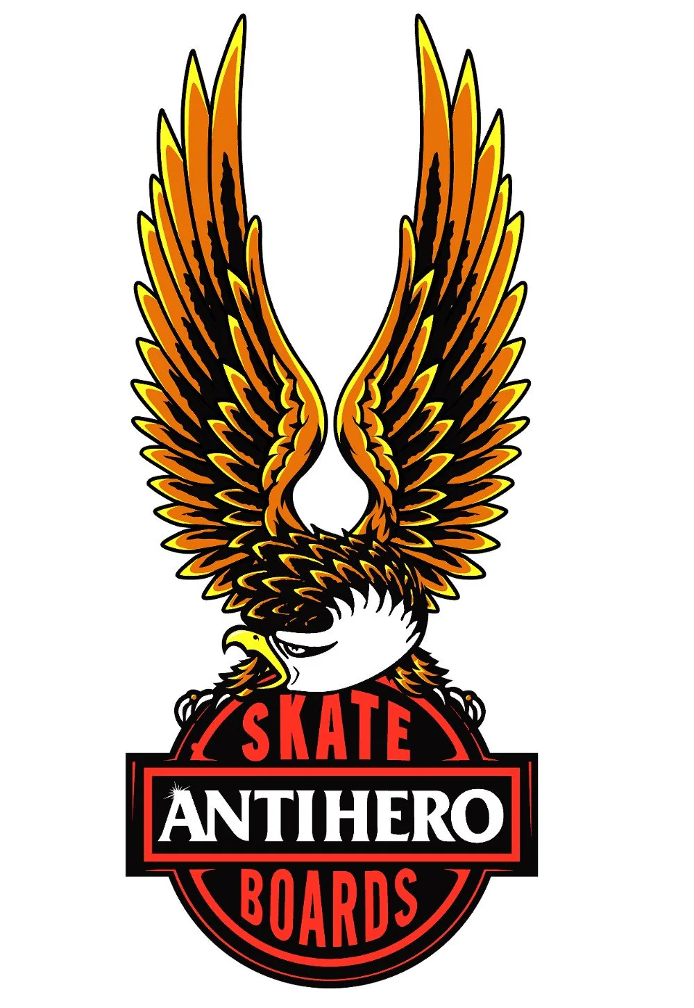 Anti Hero Sticker Nothings Free Ramp Sticker large  5" x 10.5"