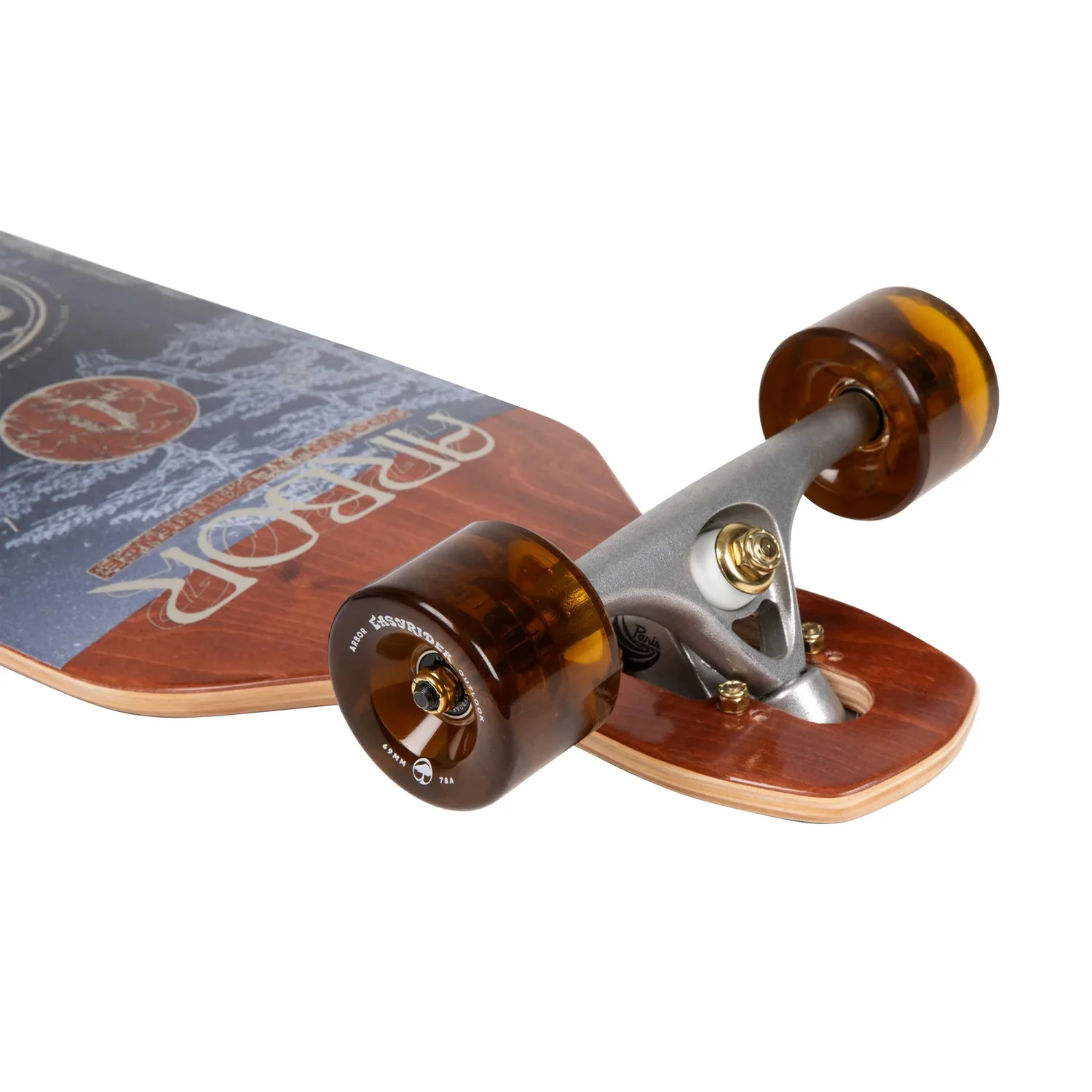 Arbor Longboard Complete Journey Evergreen Axis 40 Drop Through 9.375" x 40" - Image 3