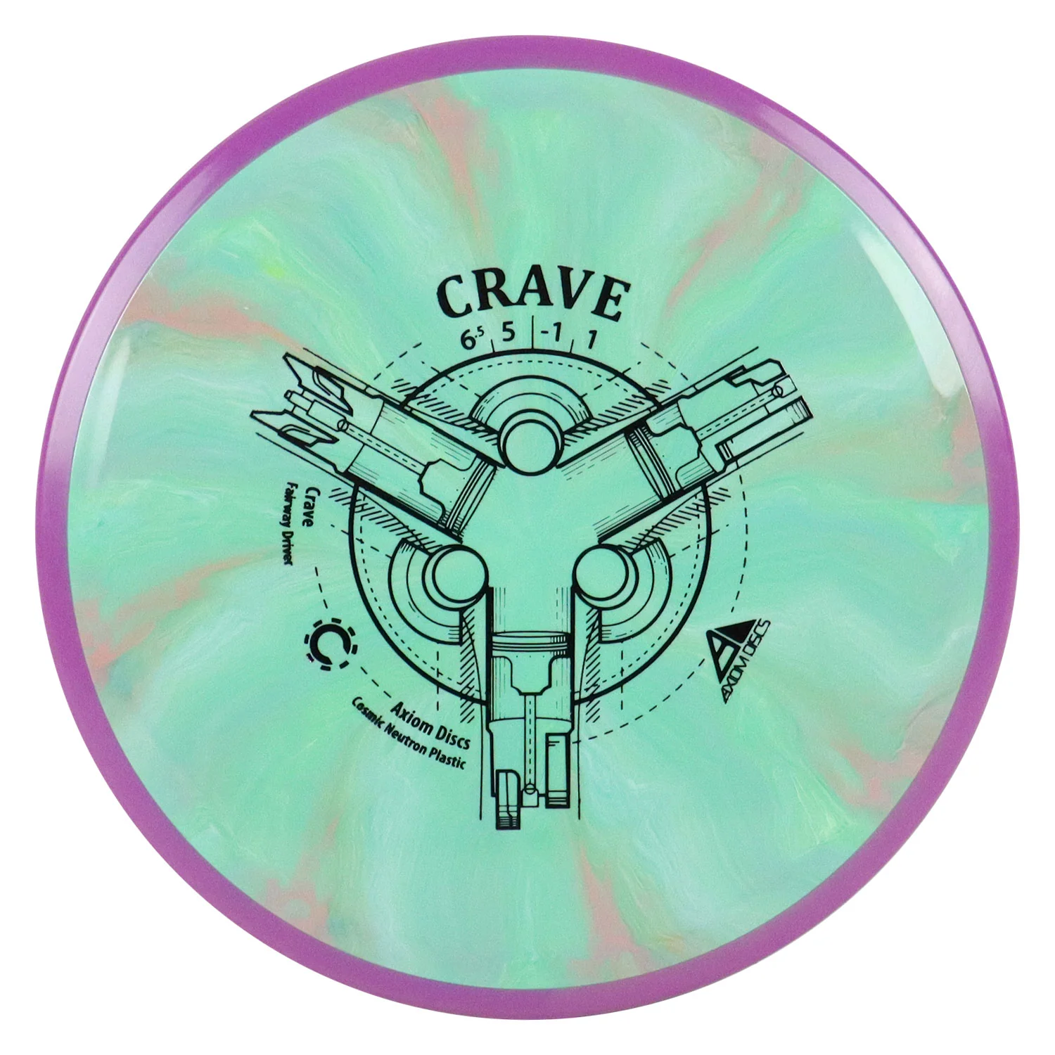 Axiom Disc Golf Cosmic Neutron Crave Fairway Driver 6.5/5/-1/1 - Choose Exact Disc - Image 12