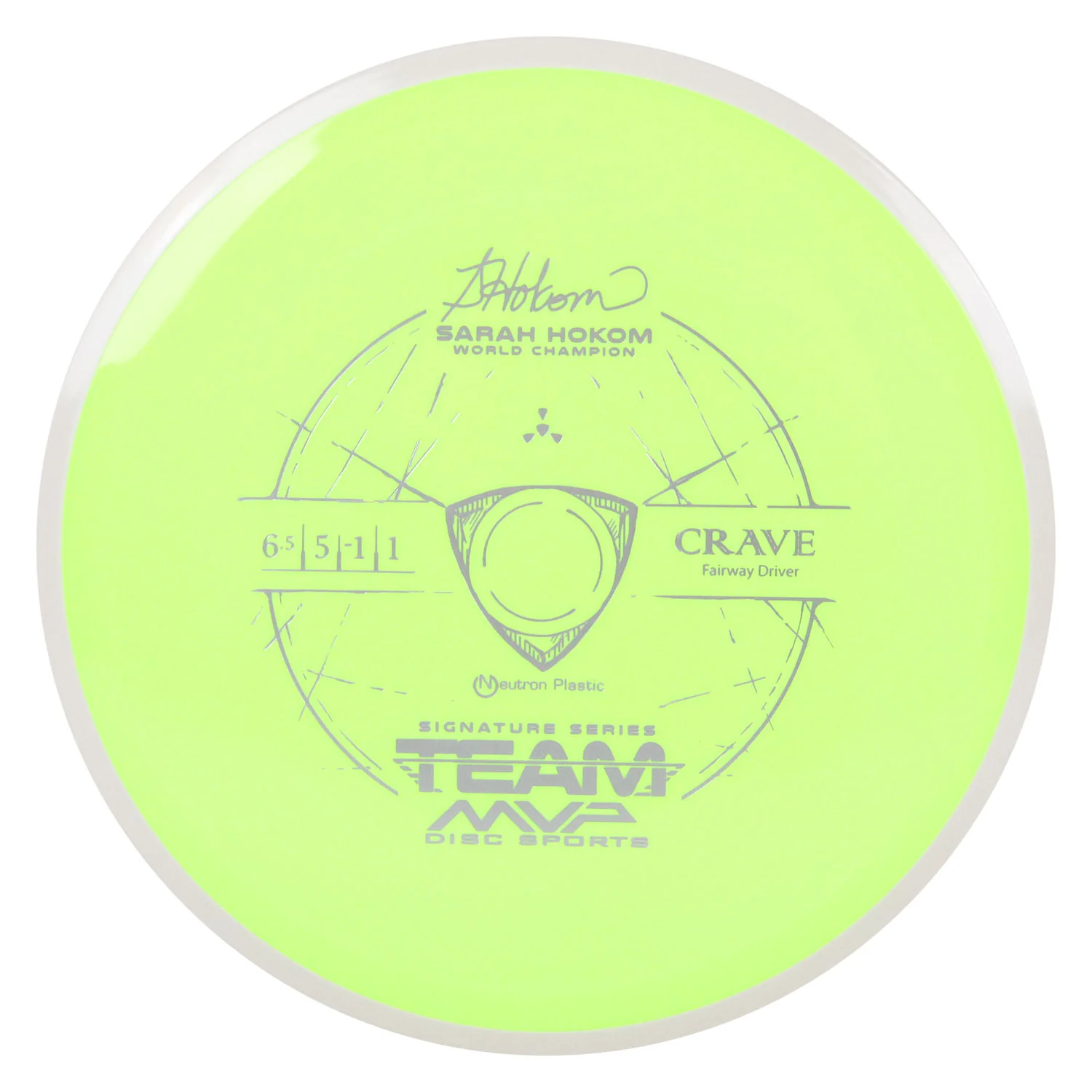 Axiom Disc Golf Sarah Hokom Neutron Crave Fairway Driver 6.5/5/-1/1 Choose Exact - Image 12