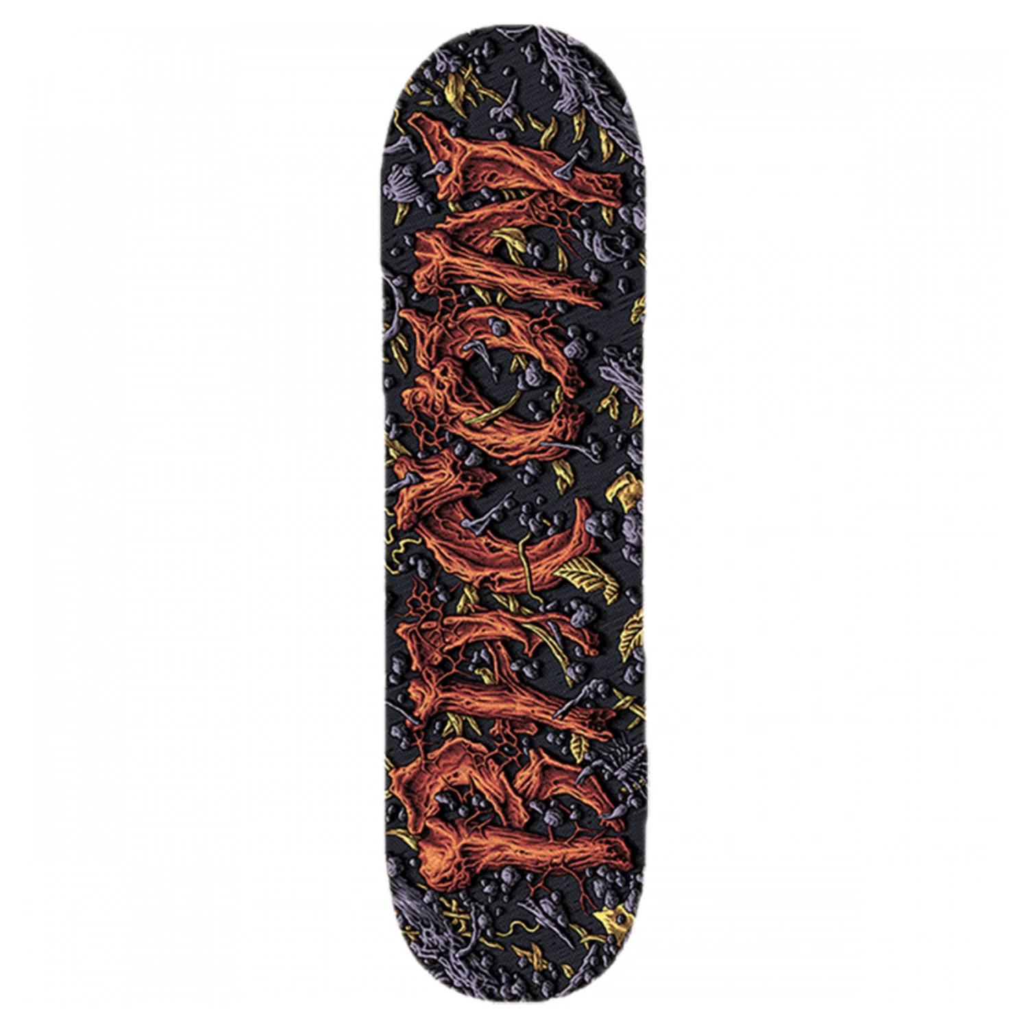 Bacon Skateboard Deck Metal Logo 8.5" x 32.18"