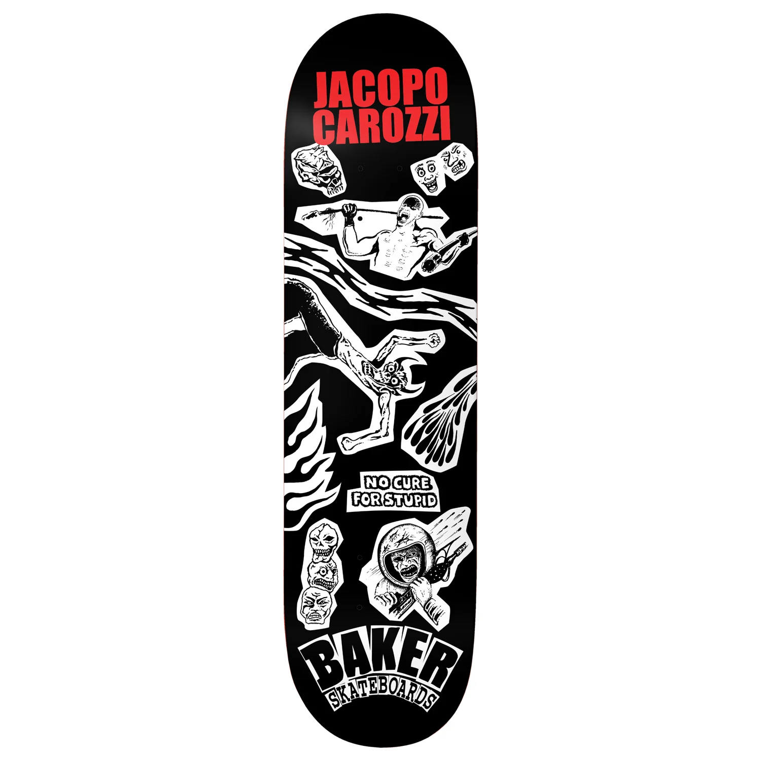 Baker Skateboard Complete Jacopo Carozzi Divine Evil 8.25" x 31.875" - Image 2