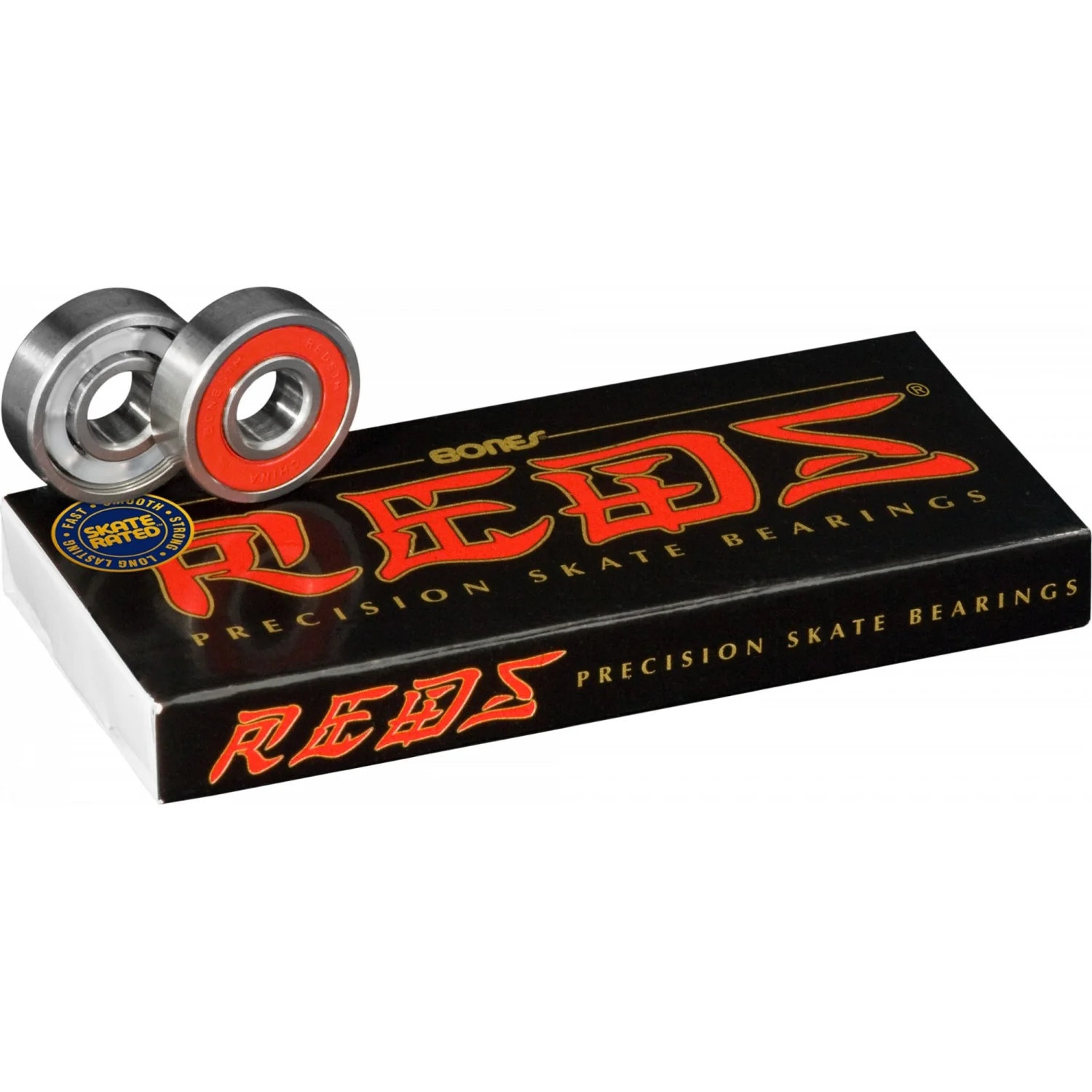 Baker Skateboard Complete Red/White 8.0" Spitfire, Independent, Bones Reds - Image 4