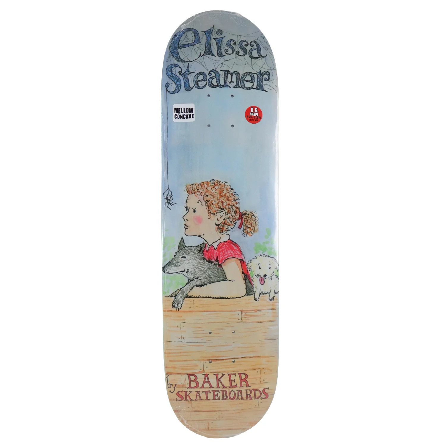 Baker Skateboard Deck Elissa Steamer Web Blue 8.25" x 31.875" - Image 2