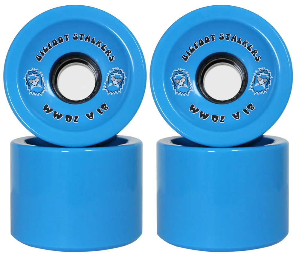 Bigfoot Longboard Wheels 70mm Stalkers Blue