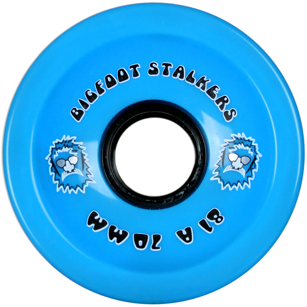 Bigfoot Longboard Wheels 70mm Stalkers Blue - Image 2