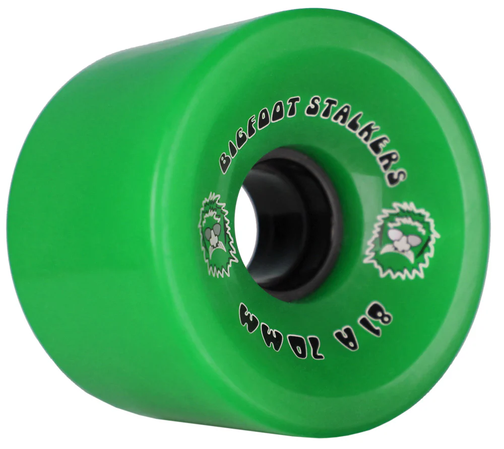 Bigfoot Longboard Wheels 70mm Stalkers Green - Image 3
