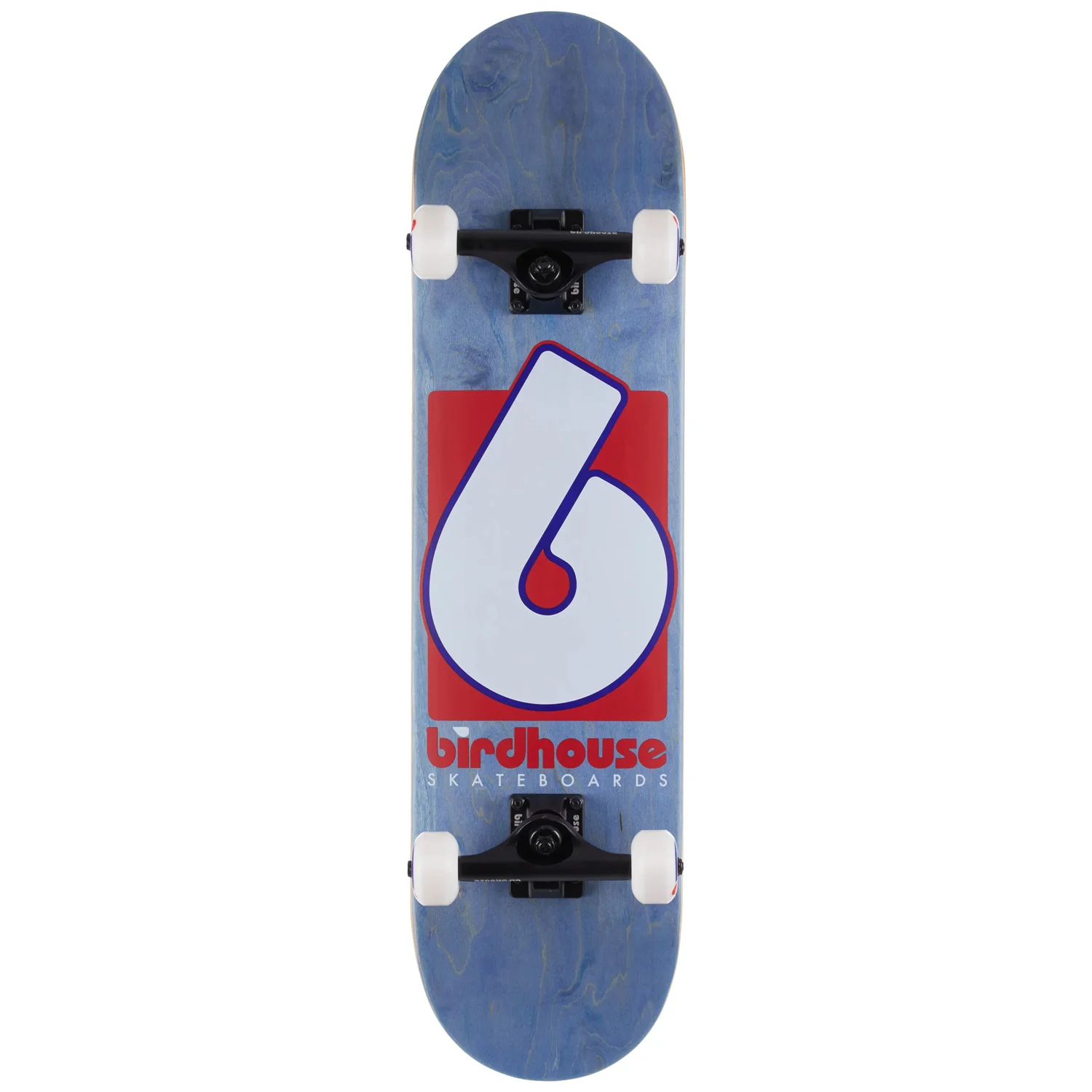 Birdhouse Complete B Logo Blue/Red 7.75"