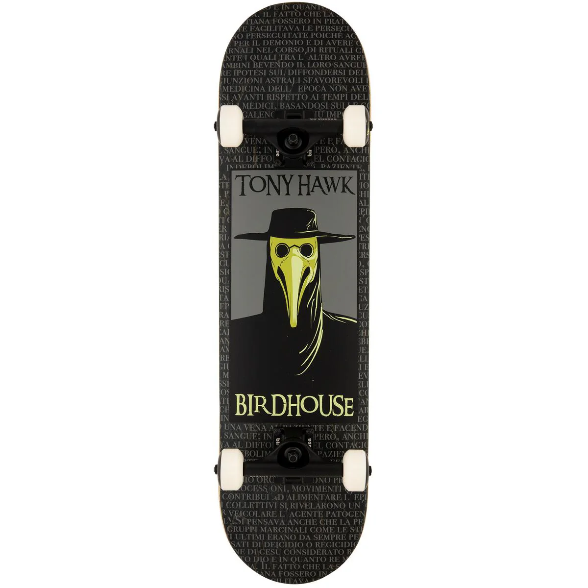 Birdhouse Complete Tony Hawk Plague Doctor Black 8.0"