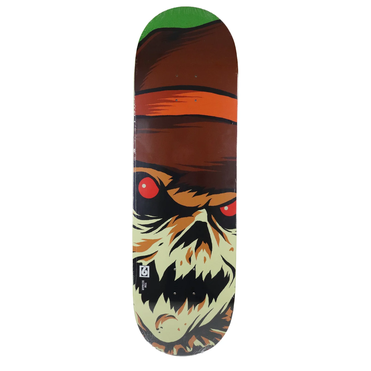 Birdhouse Skateboard Deck Tom Schaar Scarecrow Brown 9.0" x 32" - Image 2
