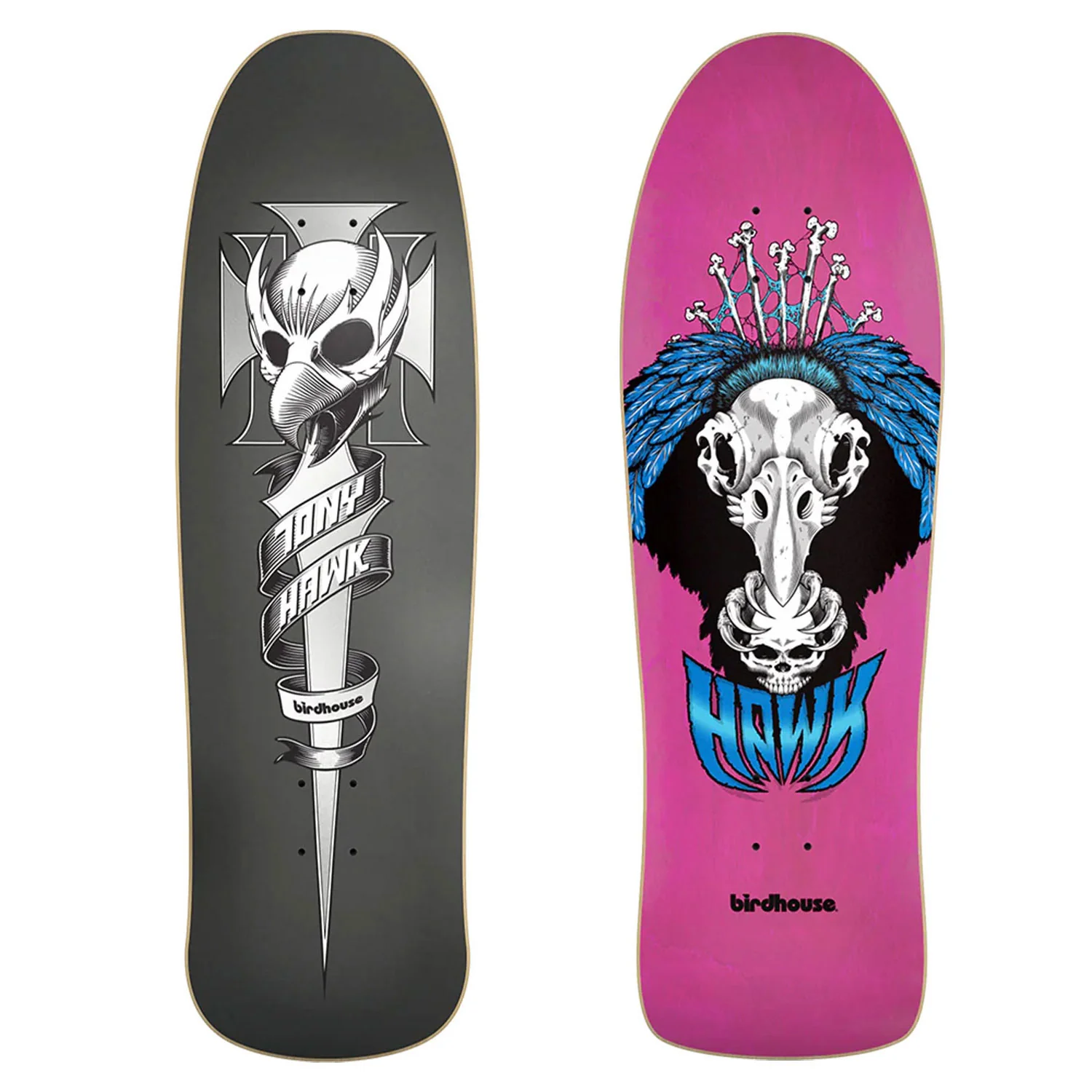 Birdhouse Tony Hawk Old School Skateboard Complete + Independent, Powell Peralta - Image 2
