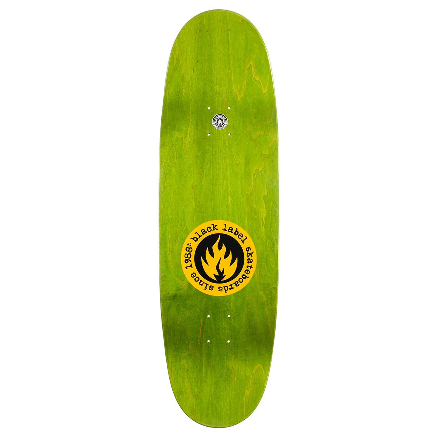 Black Label Skateboard Deck Jason Adams Lost Highway Custom Egg Shaped 9.5" Assorted - Image 2