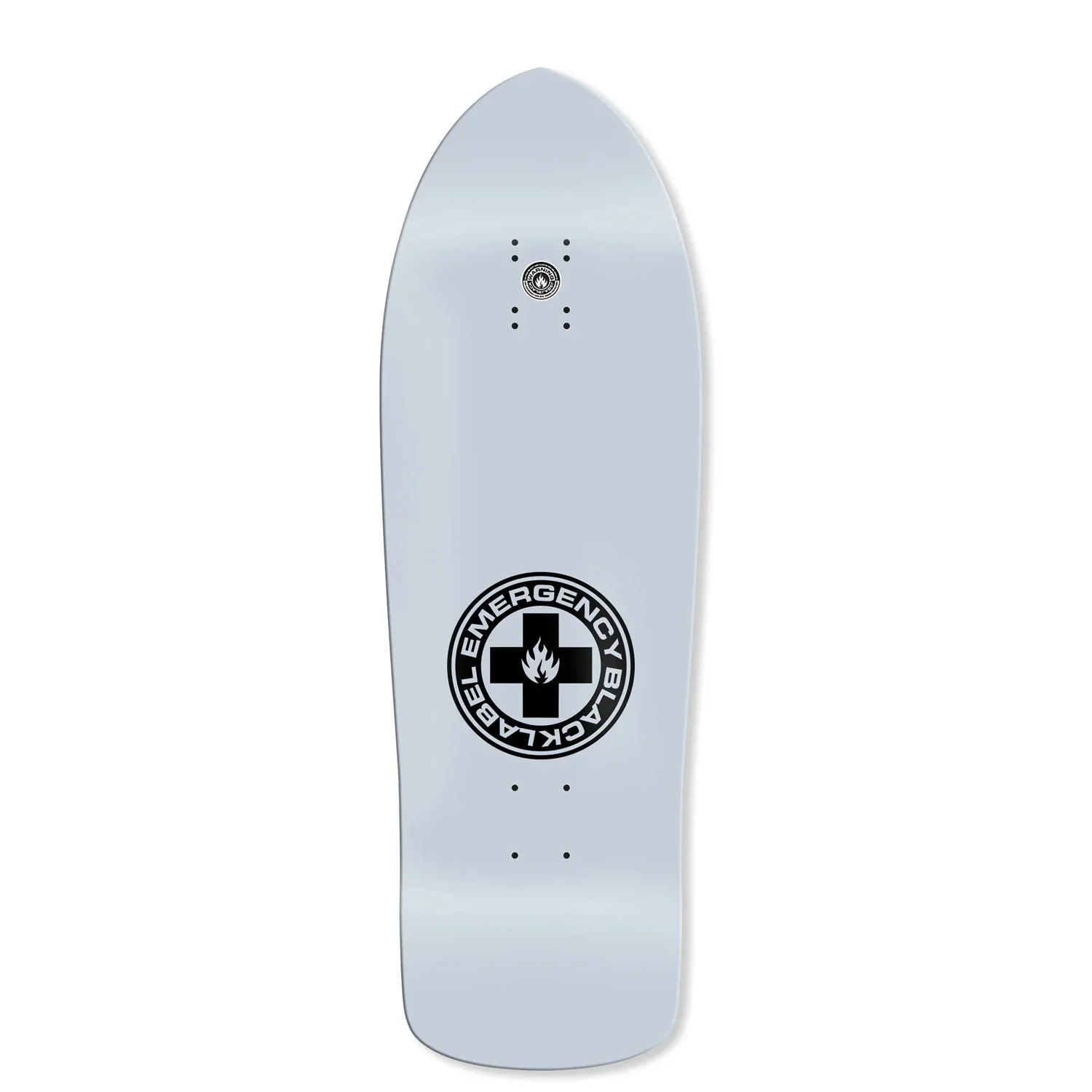 Black Label Skateboard Deck Undead Smokin' Club Riky Shaped 10.25" x 31.5" - Image 2