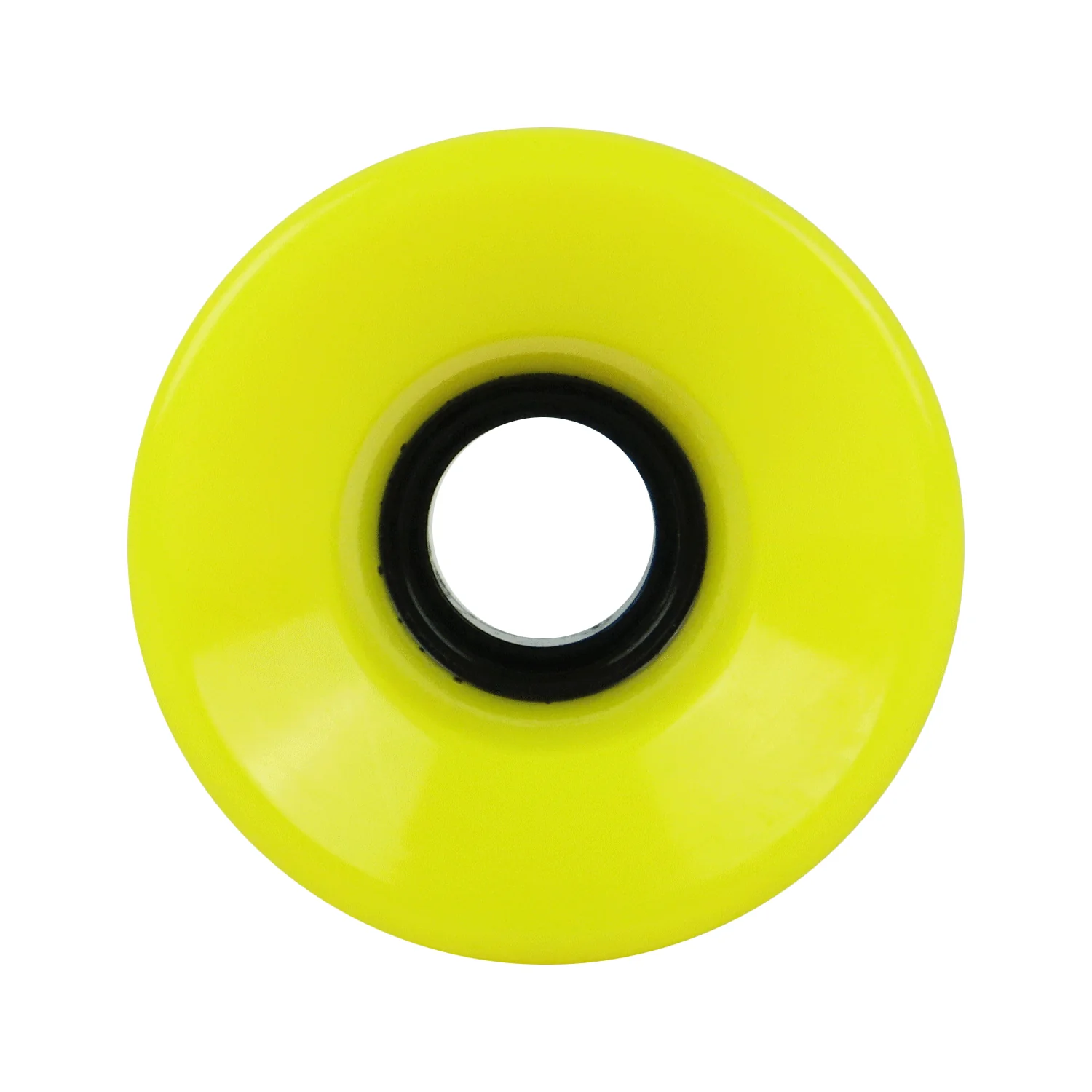 Blank Longboard Wheels 65mm x 45mm Yellow USA Rearset Smooth 82A - Image 2