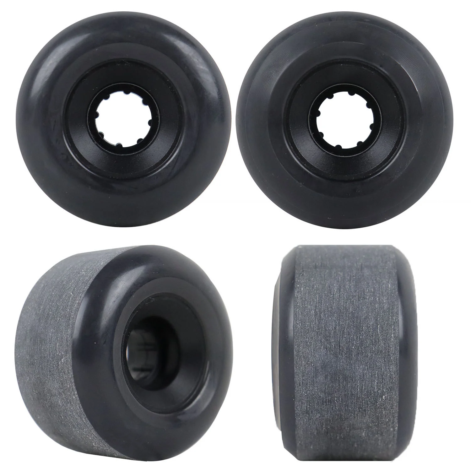 Blank Longboard Wheels 66mm x 41mm Smoked Grey USA Centerset 78A