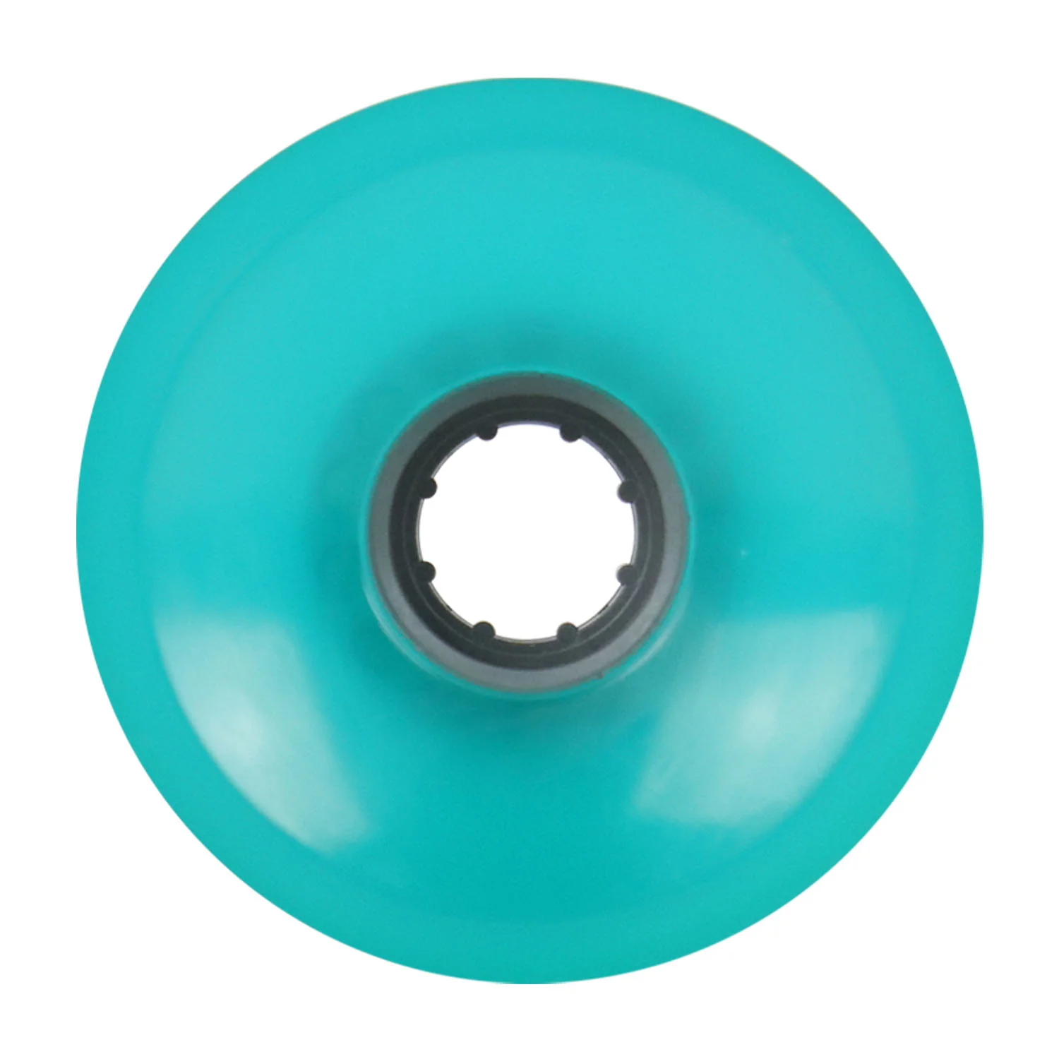 Blank Longboard Wheels 69mm x 52mm Aqua USA Centerset 78A - Image 2