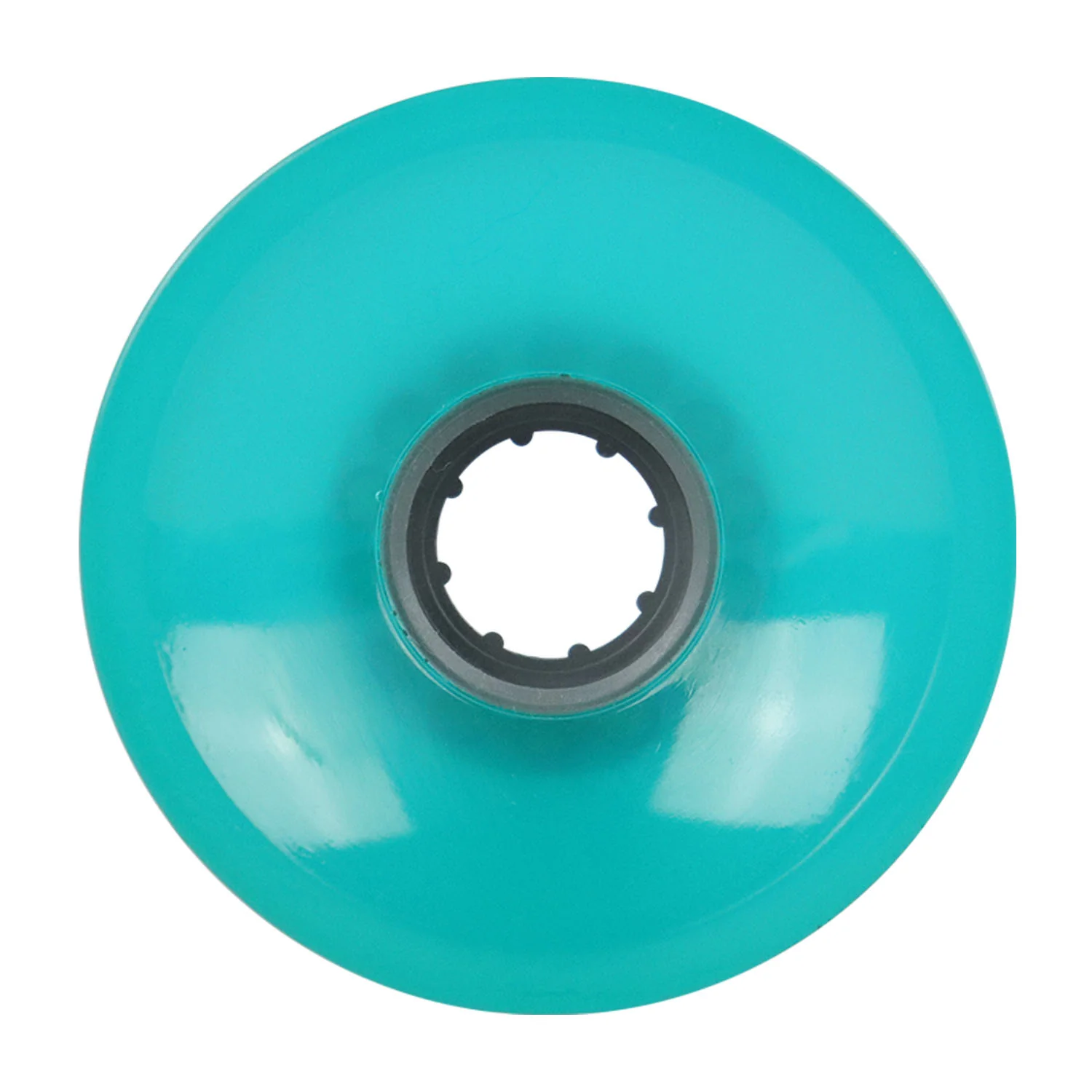 Blank Longboard Wheels 69mm x 52mm Aqua USA Centerset 78A - Image 3