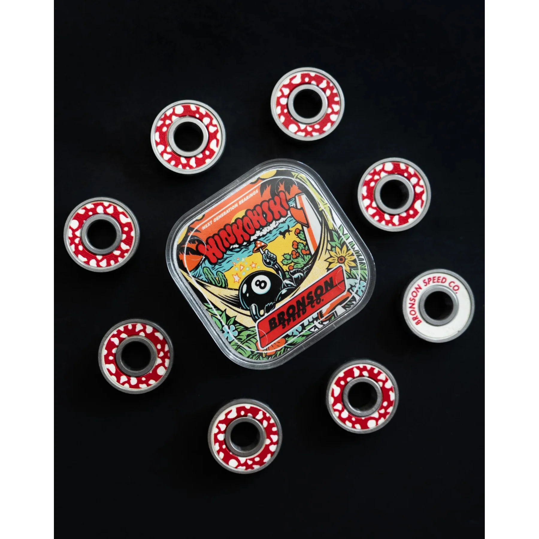 Bronson Speed Co Skateboard Bearings Erick Winkowski Mushroom Pro G3 - Image 6