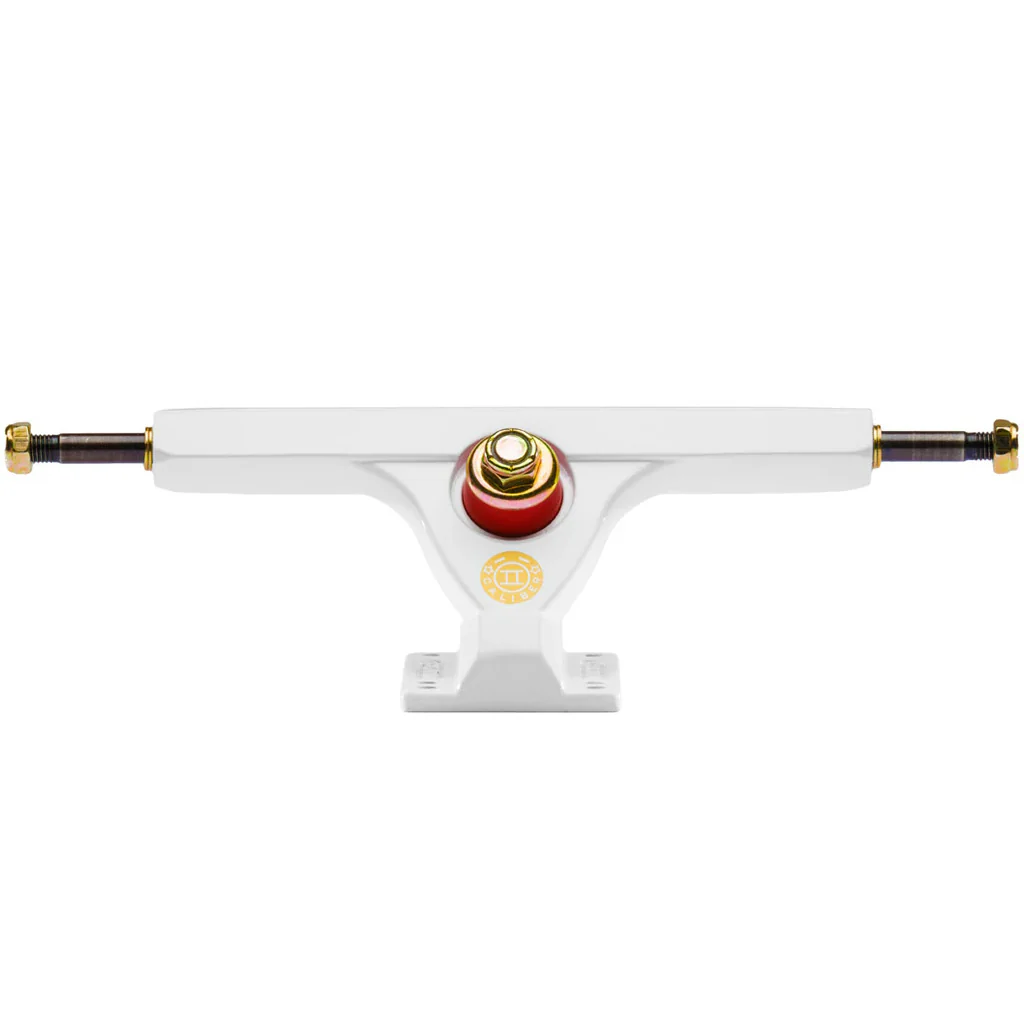 Caliber Longboard Trucks II 50 Degree White Gold 184mm (10") - Set of 2 - Image 3