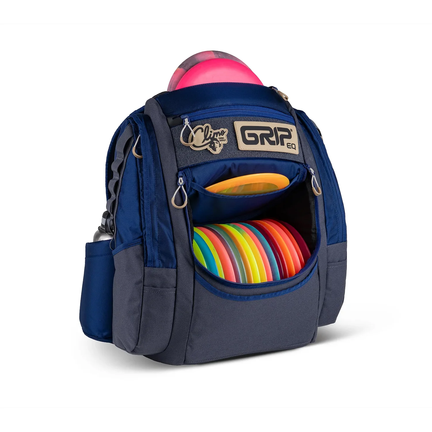 Climo Discs X GRIPeq ATS Disc Golf Bag - with Double-Foil Glow Trophy Line Belleair - Choose Color - Image 3