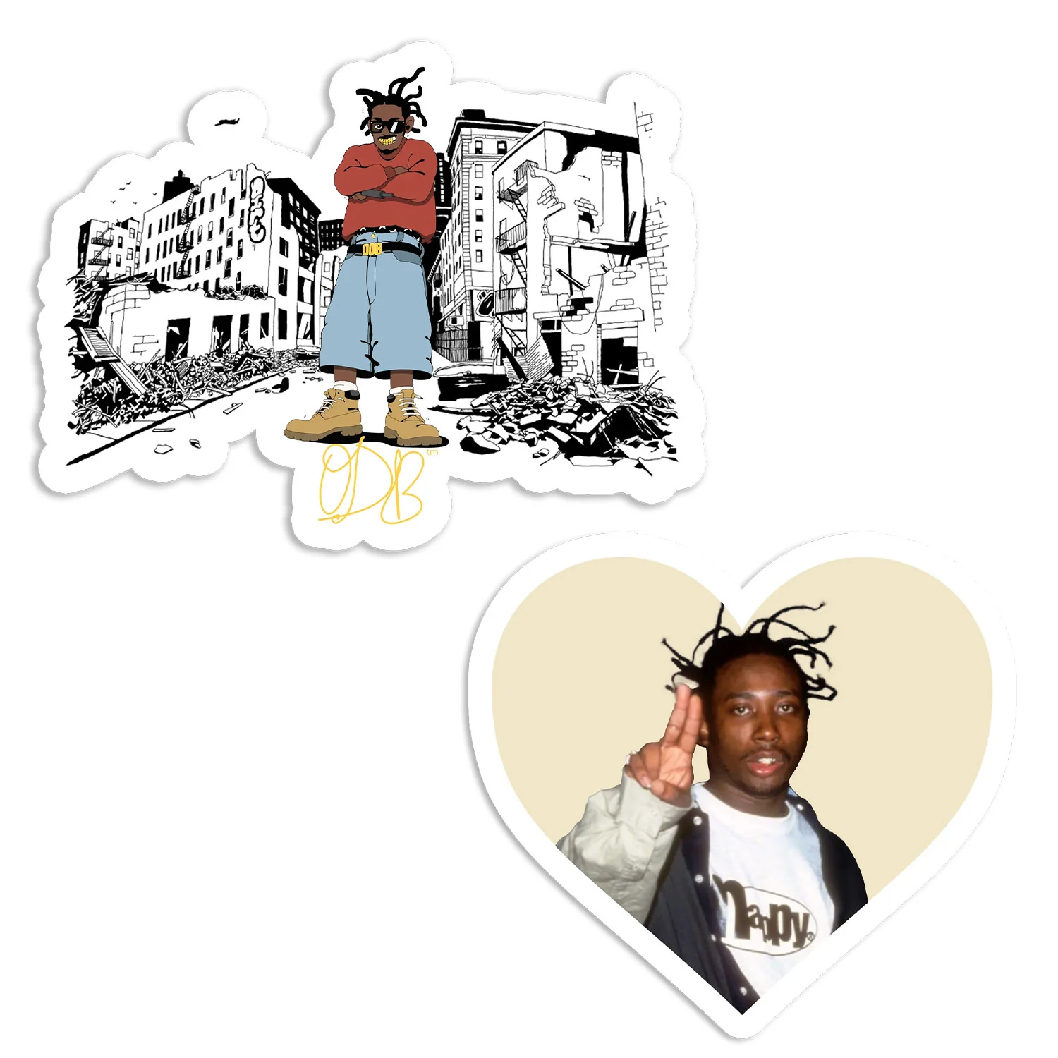 Color Bars Skateboards ODB Sticker Pack - Image 3